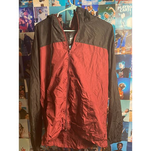 Windbreaker red and black